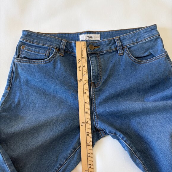 Vans Jean Womens 31 Blue Slim Fit Mid-Rise Stretch Denim - Picture 8 of 13